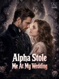 Alpha Stole Me At My Wedding poster