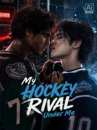 My Hockey Rival Under Me poster, on ReelShort