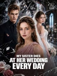 My Sister Dies at Her Wedding Every Day poster, on ReelShort
