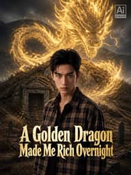A Golden Dragon Made Me Rich Overnight poster, on ReelShort