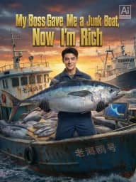 My Boss Gave Me a Junk Boat, Now I'm Rich poster, on ReelShort