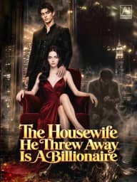 The Housewife He Threw Away Is a Billionaire cover art, on ReelShort