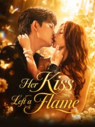 Her Kiss Left a Flame poster, on GoodShort