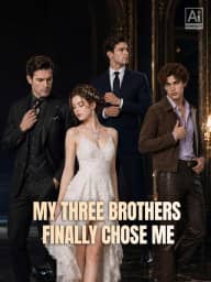 My Three Brothers Finally Chose Me poster, on ReelShort