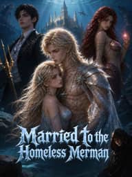 Married to the Homeless Merman: He is the King of the Ocean cover art, on ReelShort
